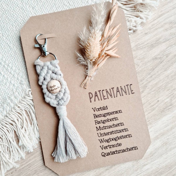 Beste Patentante | Geschenk Patentante  | Schlüsselanhänger Patentante