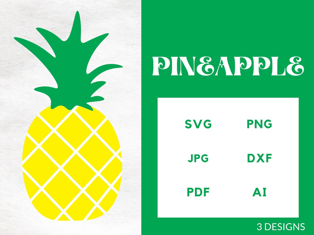 Piña svg verano svg, piña clipart, fruta svg, piña, piña png, piña ...