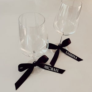 Marque-places ruban | Marque-places en forme de noeud | Marque-places de mariage