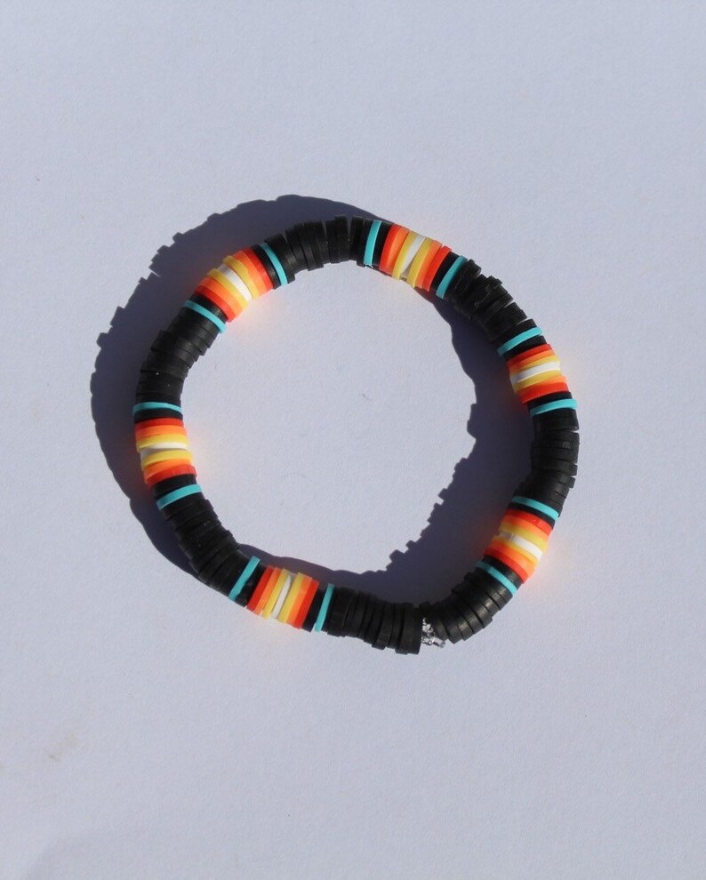 Western Clay Beaded Bracelet Girls/womens Accessory Etsy