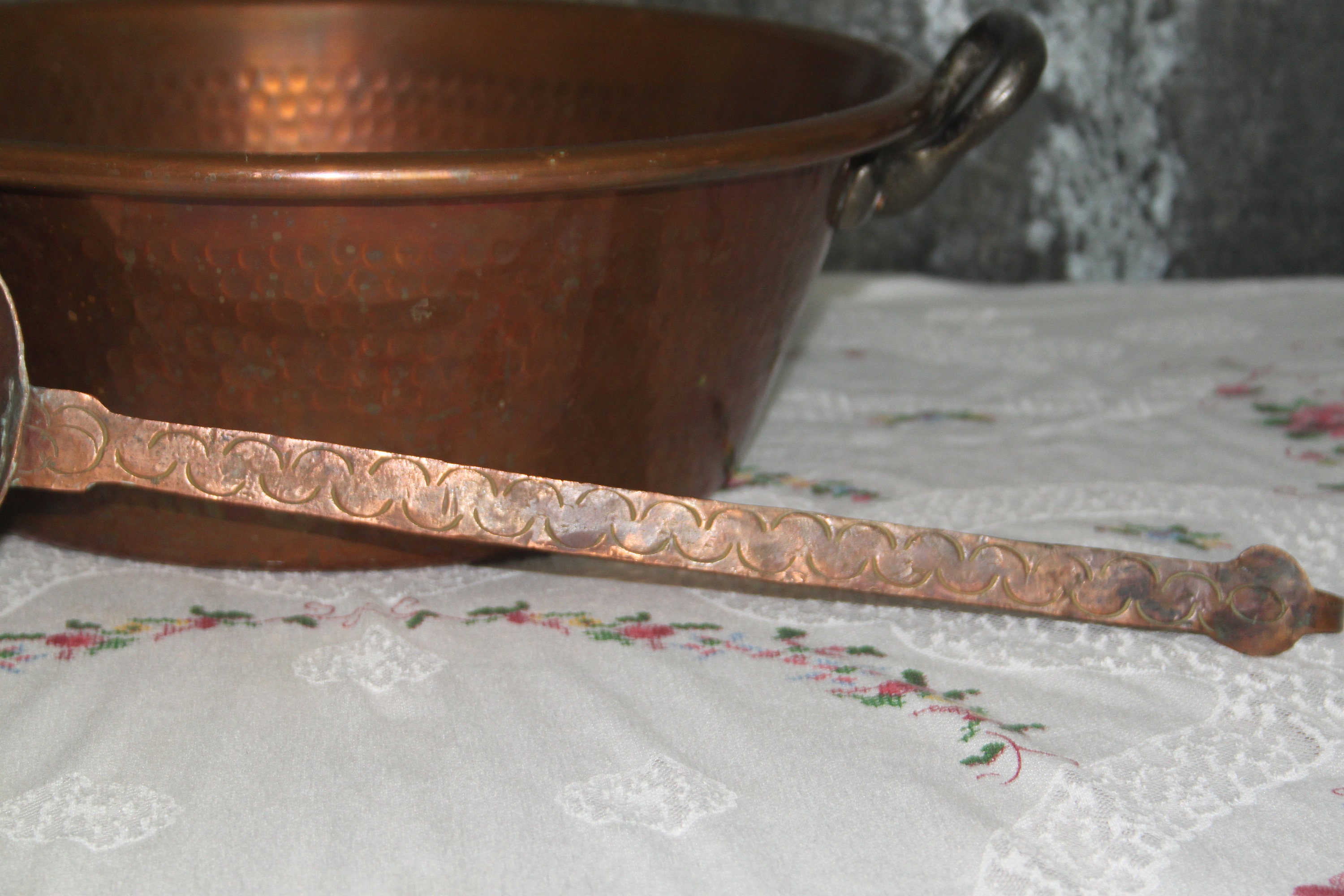 LARGE French Ladle Antique Ladle Hand Ladle Heavy Etsy