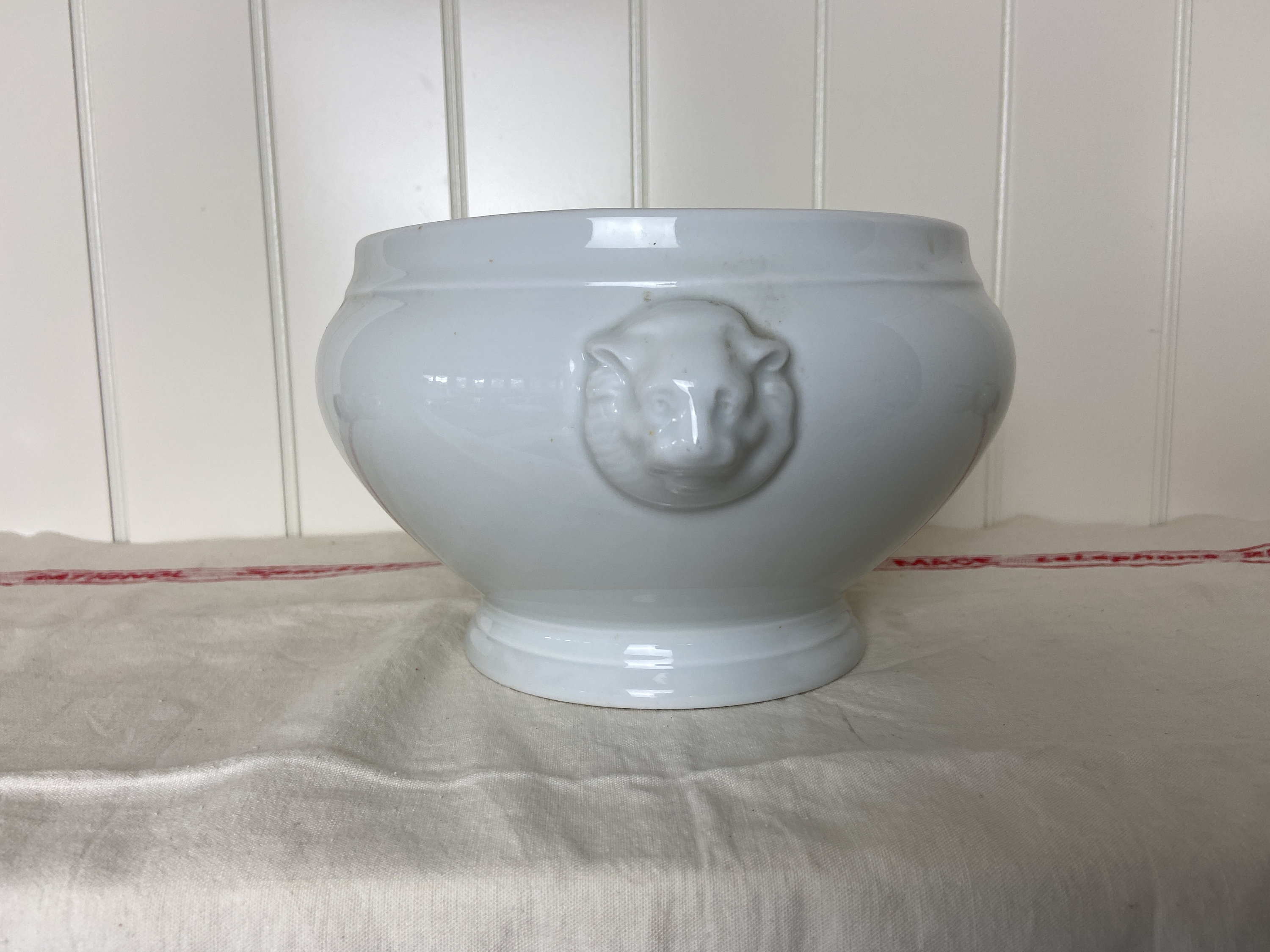 Français Tureen Bowl, Soup Tureen, Ceramic Professional Quality, Dinner Service, Parisian Table, Bis