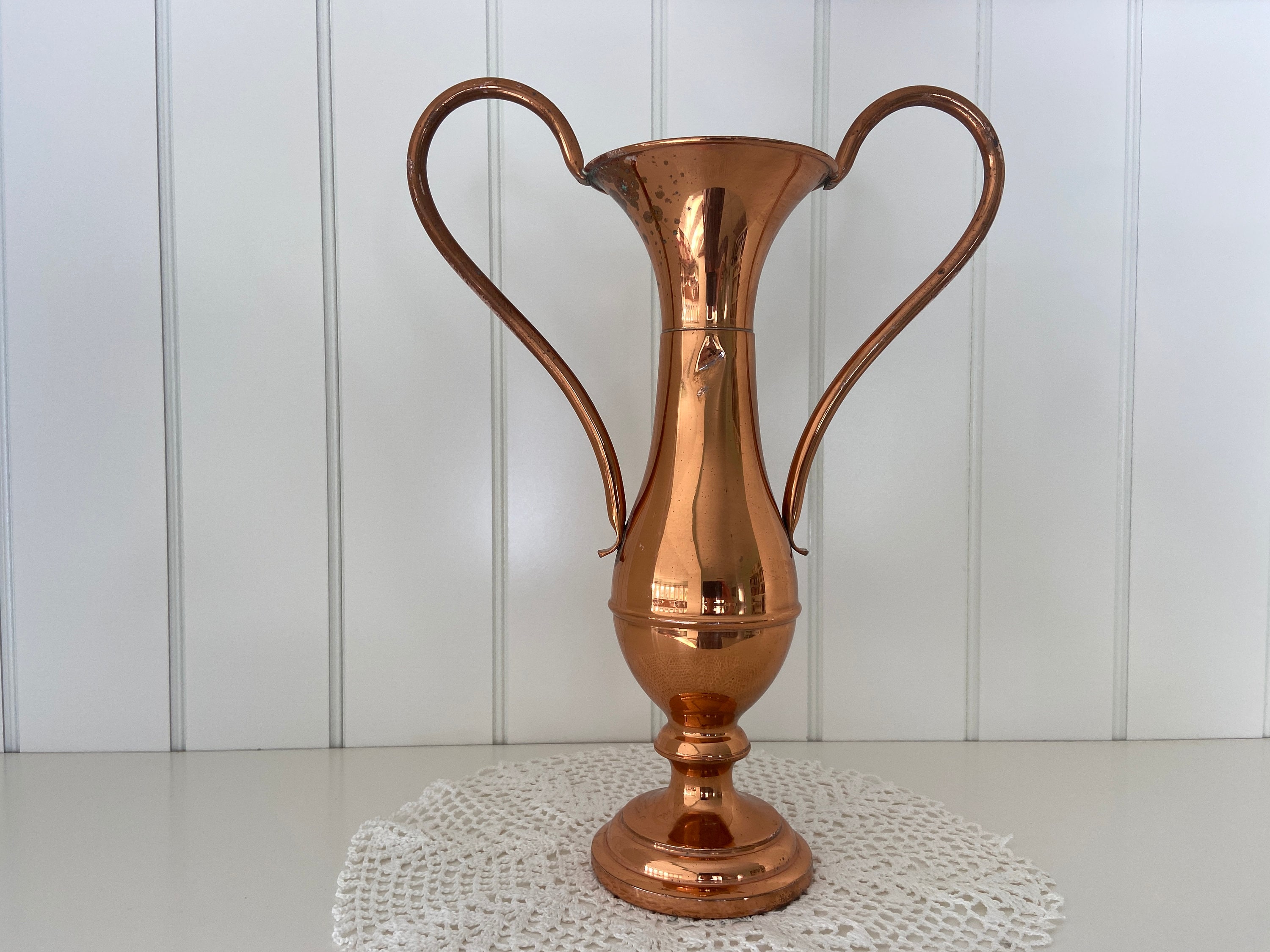 Vase En Laiton Villedieu