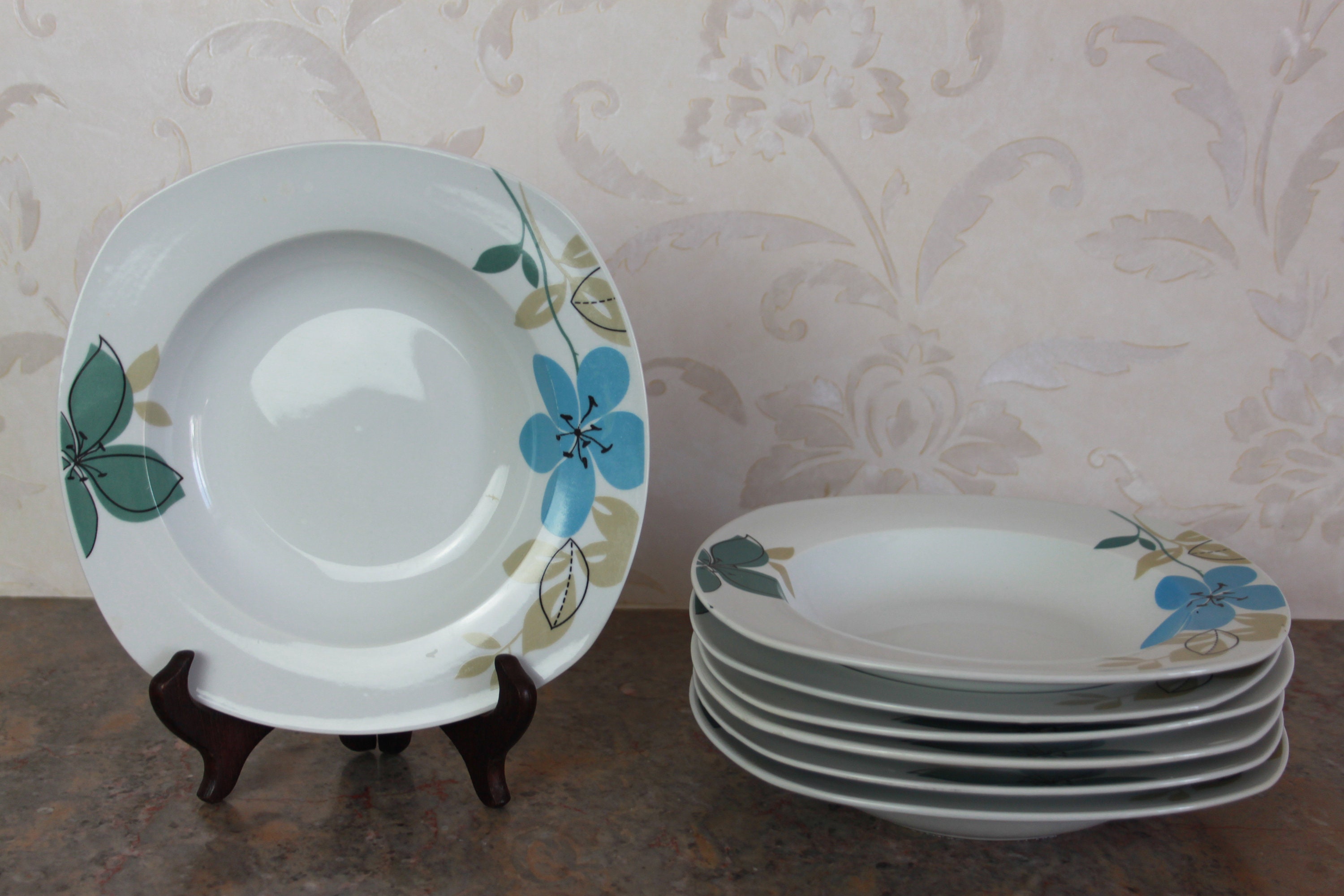 assiettes Profondes Vintage,