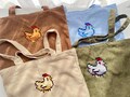 Chicken Stardew Valley Tote Bag / Embroidery Tote bag product logo