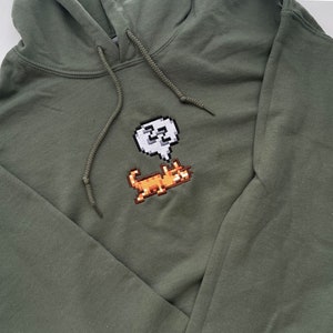 Sleeping Cat Stardew Valley Hoodie / Embroidery Hoodie