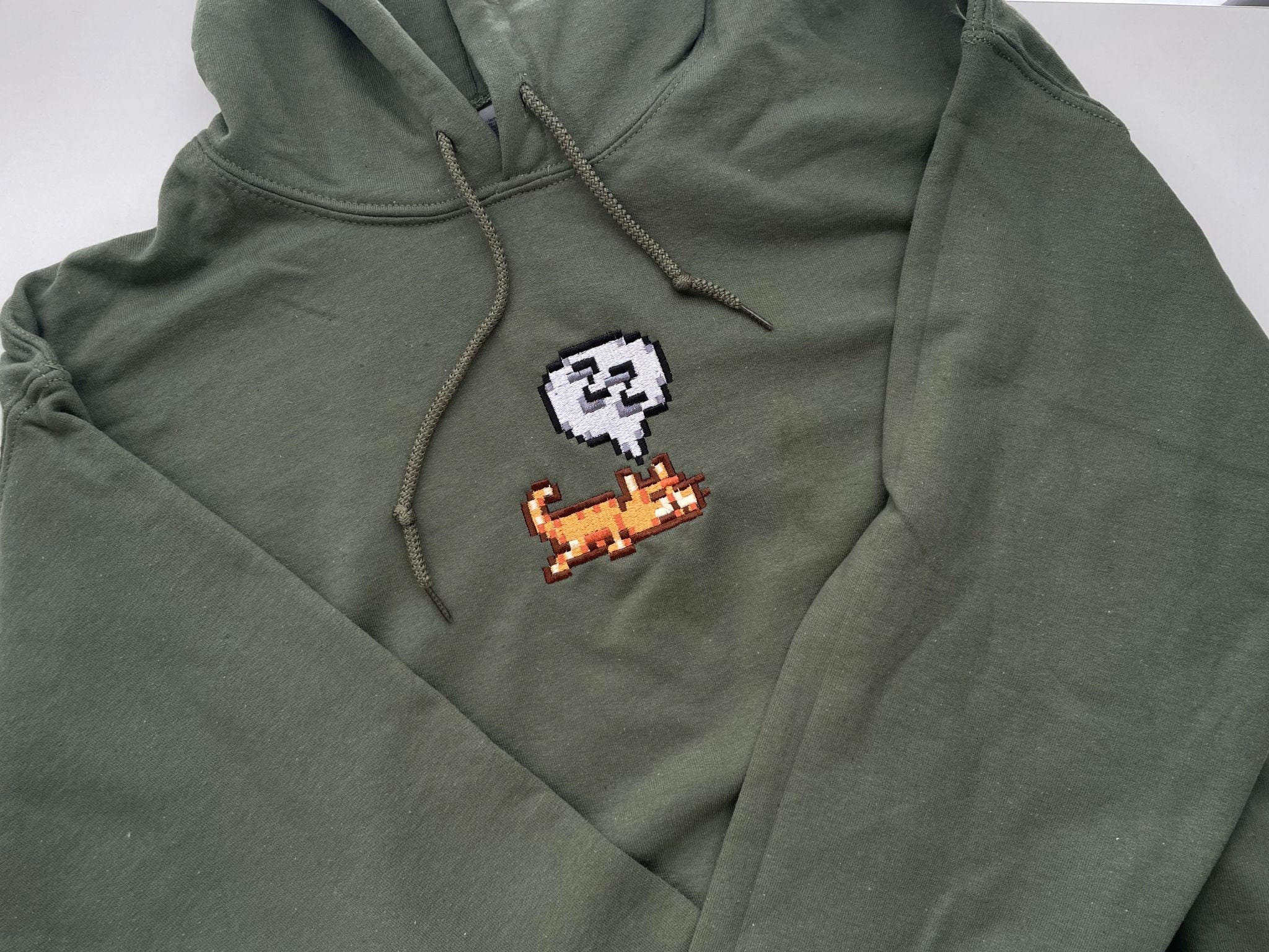 Sleeping Cat Stardew Valley Hoodie / Embroidery Hoodie