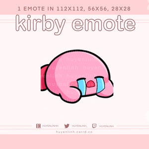 Kirby Cry Emote for Twitch/Discord