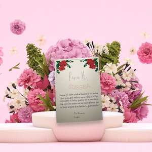 Carte faite main Suegra