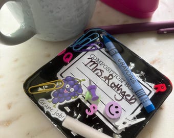 PROFESOR / Personalizado / Posavasos / Pisapapeles / PERSONALIZADO / Agradecimiento al profesor / Regalos para profesores