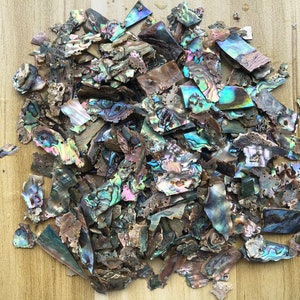 Wholesale ! 10-50g Thin Peacock Abalone Shell Pieces,Ultra-Thin Slices.abalone shell bulk,paua abalone shell.