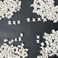 30-60 Real Snake Vertebrae bone with 4 style.  Snake Bone for Carft. Bone for Art Jewelry beads.  Bulk Snake Vertebrae. real animal bone product logo