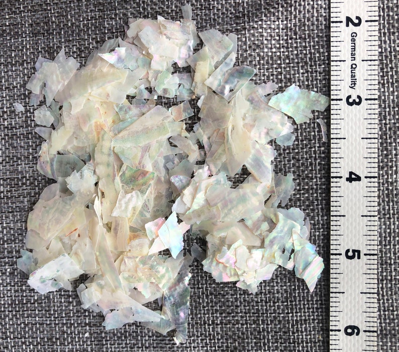 10g Very Thin Pearl Shell Flakes. for Jewelry Making and Nail Art ...