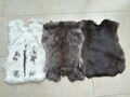 Natural Rabbit Fur Pelt: Craft Grade Animal Skin (40x30cm) product logo