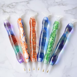 Resin Diamond Painting Pens.diy Diamond Art Pen.each Pen Includes