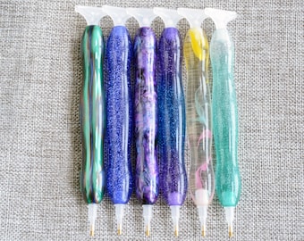 Harsdiamantstift met 5 tips en correctieplaat