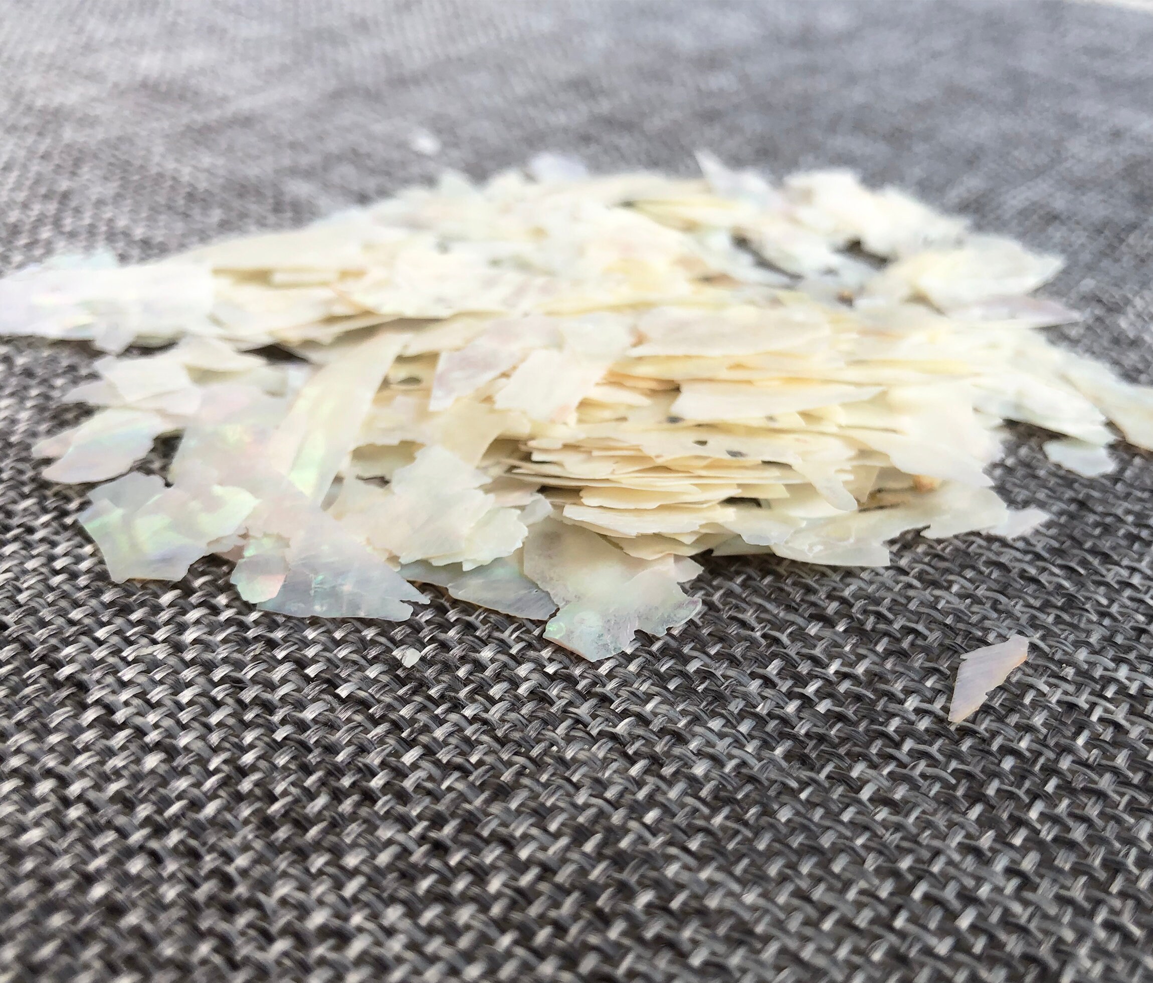 10g Very Thin Pearl Shell Flakes. for Jewelry Making and Nail Art ...