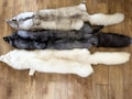 3 Colours Tanned Genuine Fox Pelts almost 50 inch . Extra Large,Animal Leather, Animal fur,Real Fur,Real Skin.Fox Hide product logo