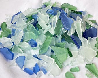 Bulk Sea Glass: Mixed Sizes, Frosty Beach Glass for Crafts