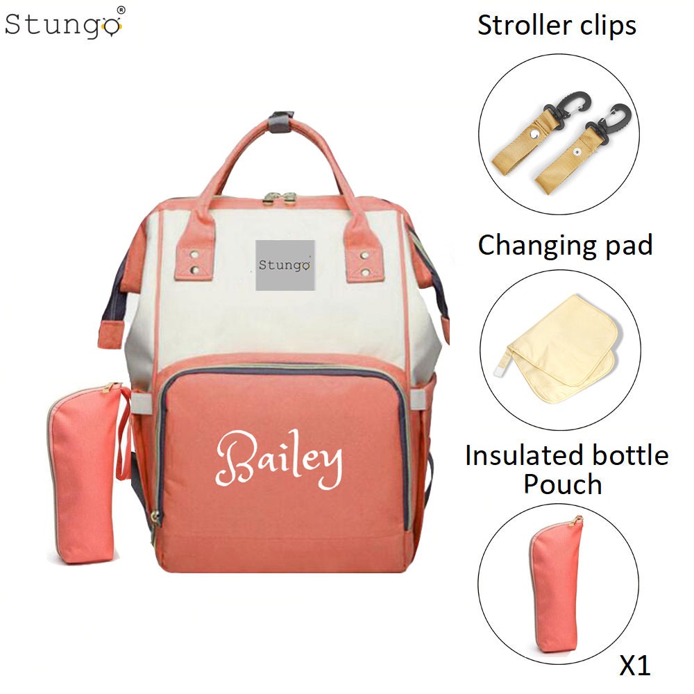 Women\'s Coral Quilted Backpack - Diaper Bag - brand new Welland Diaper Tote Backpack - Featherweight | Vera Bradley main image 4