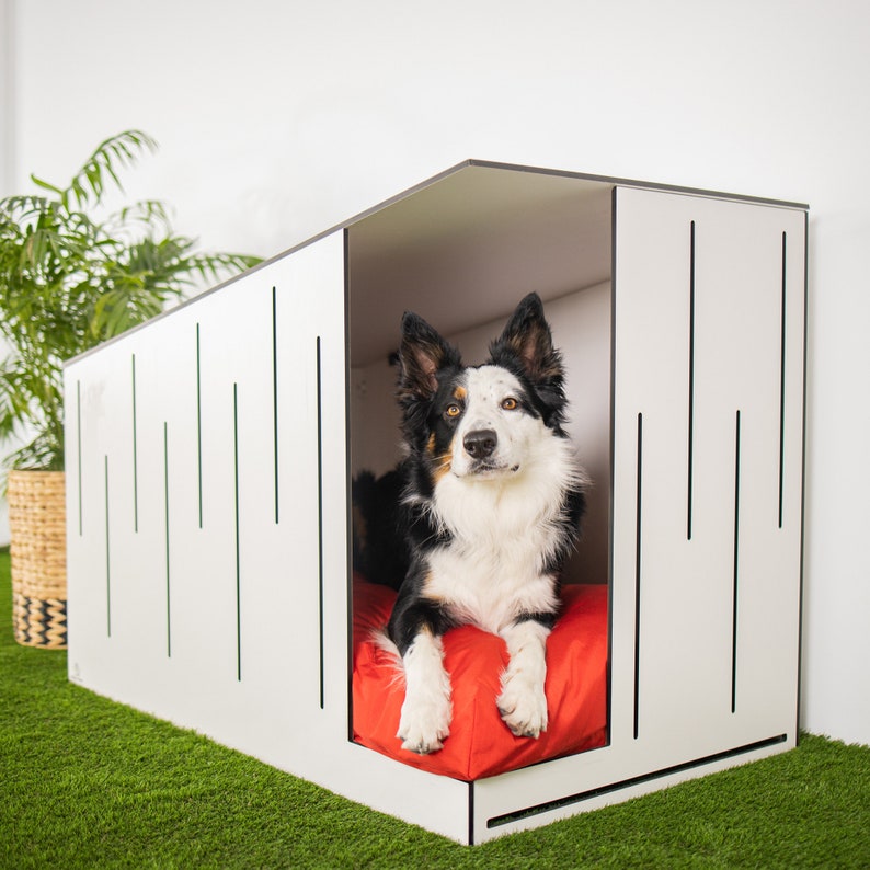 Modell Javea grüne Farbe-Hundehütte Holzhaus Haustiermöbel - Etsy