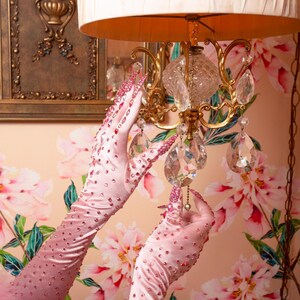 Kitty Claw Gloves (AB / Iridescent Stones) image 4