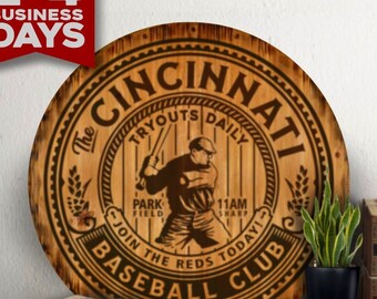 Multicolor 18x18 Retro Baseball Team Fan Gift Cincinnati Baseball Vintage Ohio Pride Red Love City Throw Pillow