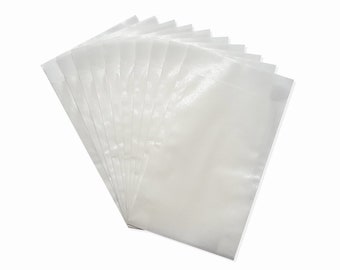 Papier Flachbeutel Tüten Pergamin weiß - 63 x 93 mm - 40 g/qm