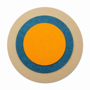 FELT coaster round 11-15-20 cm Ø many colors image 9