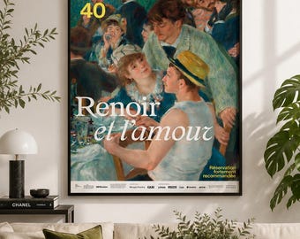 Auguste Renoir Ausstellungsplakat Stil A | Musée d'Orsay Paris 2026