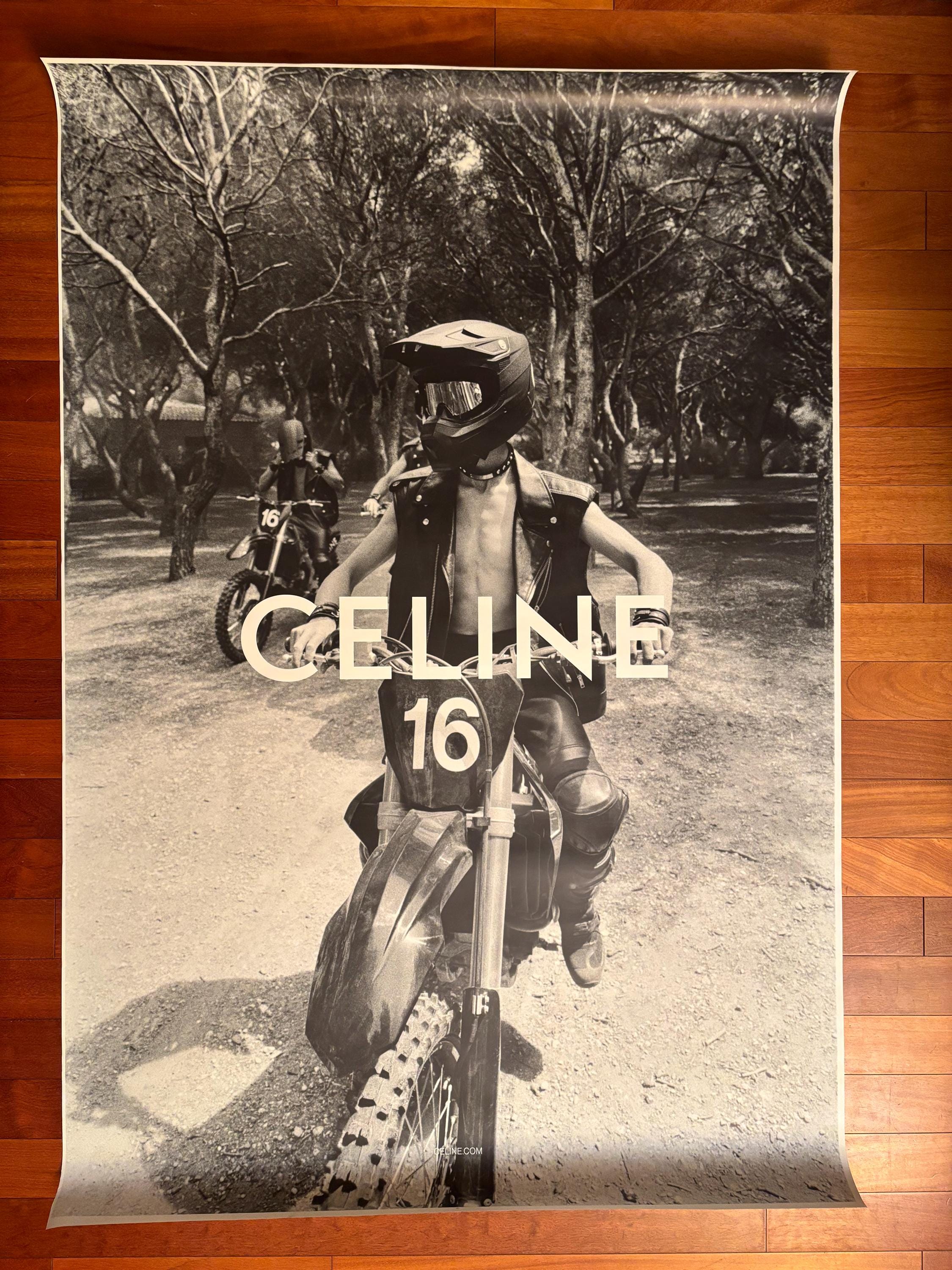 Celine by Hedi Slimane Poster – Vintage Fashion Wall Art, Paris