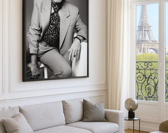 Poster SAINT LAURENT Advertising 4x6 Ft Original 2019 - Etsy