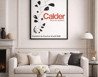 Original-Poster | Alexander Calder Ausstellung Foundation Louis Vuitton Style A l Paris 2026 | 1,20 x 2,5m