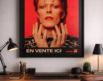 David Bowie 'Legende' Poster – Musiklegende Wandkunst (60 x 80 cm)