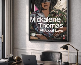 Mickalene Thomas Exhibition Poster Paris Grand Palais All About Love Collectible Art Print Official