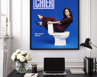ORIGINAL POSTER | Va Chier Marine Leonardi 2026 | 1,20 x 2,5m