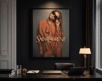 ORIGINAL POSTER | Saint Laurent x Ava Shipp | 1,20 x 2,5m