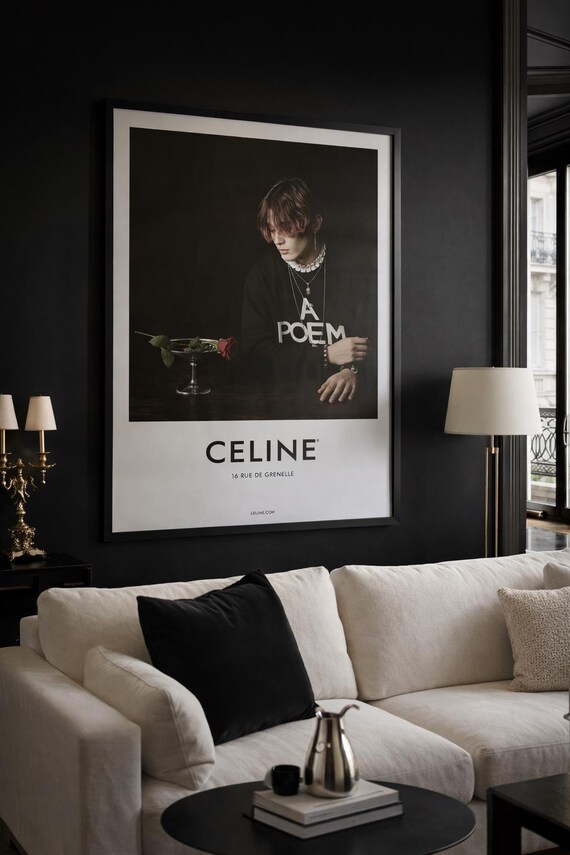 Original Poster | CELINE | Paris | 4x6 ft Rare Collectible