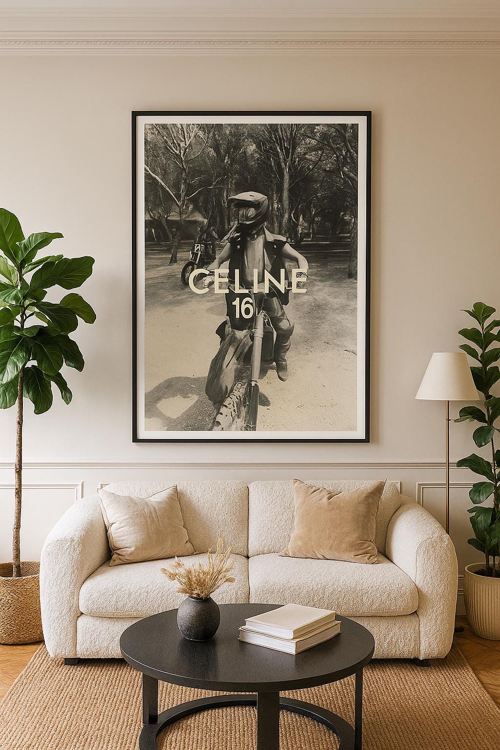 Celine by Hedi Slimane Poster – Vintage Fashion Wall Art, Paris