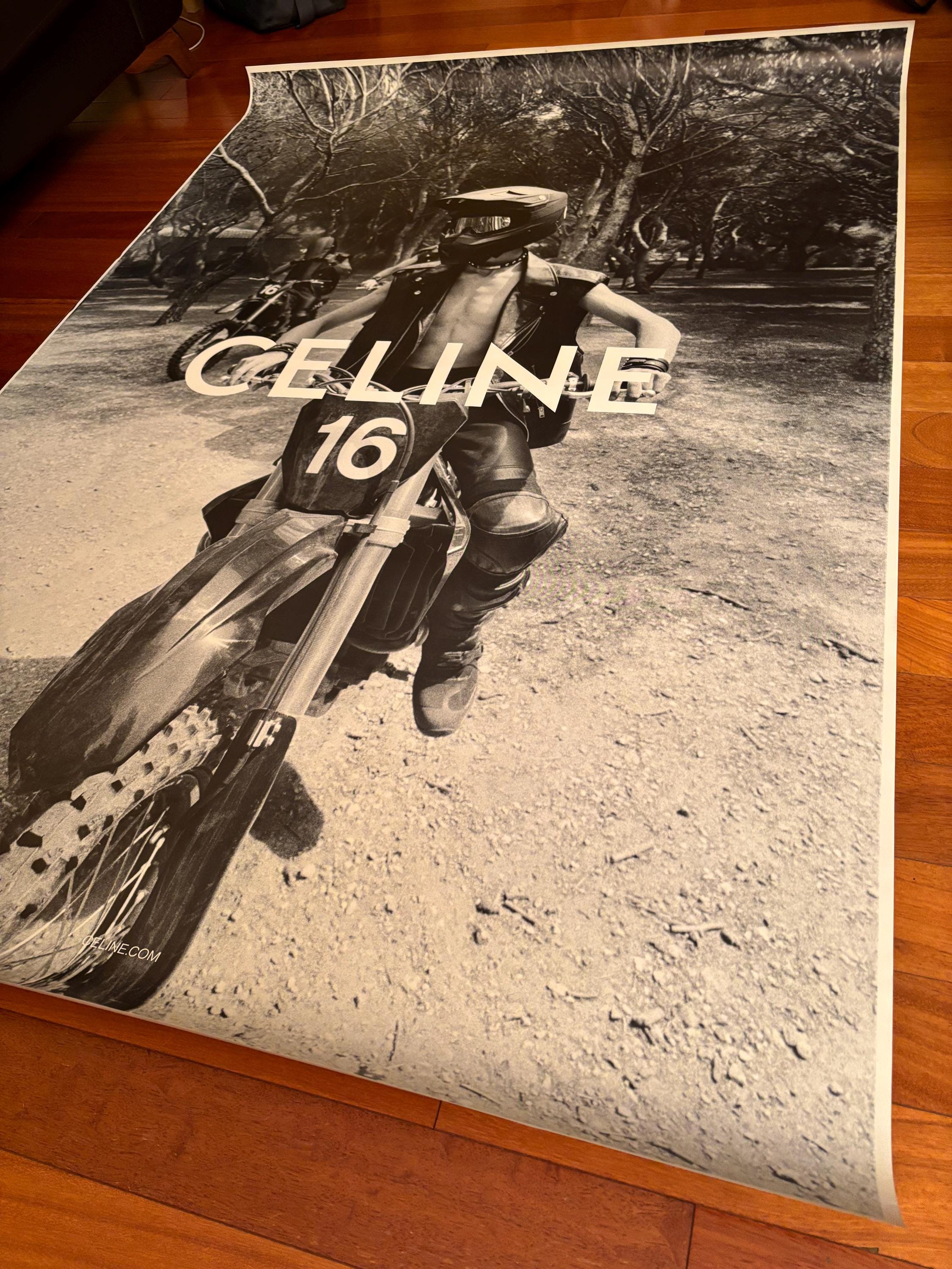 Celine by Hedi Slimane Poster – Vintage Fashion Wall Art, Paris