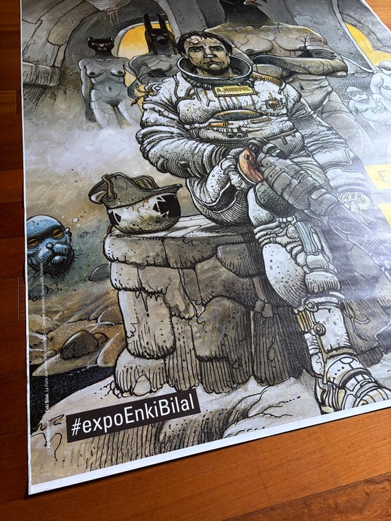 ORIGINAL POSTER | Enki Bilal Exhibition Style B | 2021 | 4x6 Ft