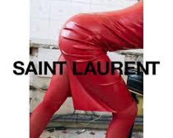 Yves Saint Laurent x Jurgen Teller Poster | Seltener Vintage Fashion Print