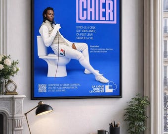 ORIGINAL POSTER | Va Chier Enzo Lefort 2026 | 1,20 x 2,5m