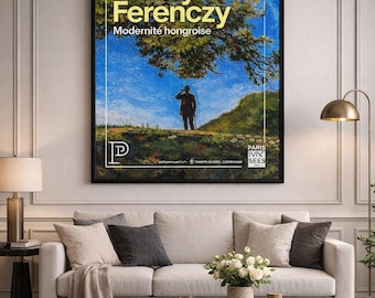 Original-Poster | Károly Ferenczy Ausstellung Petit Palast Paris 2026 | 1,20 x 2,5m