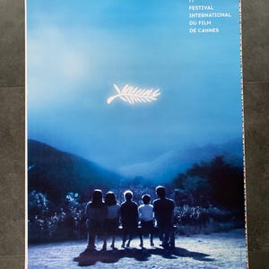 Póster original / 77.º Festival de Cannes / Edición 2024 / 1,2 x 1,8 m / Impresión coleccionable