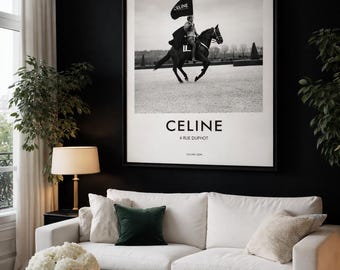 Aufdruck Originale | CELINE von Hedi Slimane | Paris été 2021 | Seltenes Objet aus der Sammlung