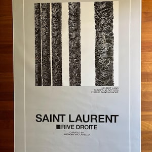 Helmut Lang Poster - Etsy