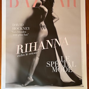 CARTEL ORIGINAL Harper's BAZAAR x Rihanna 2025 4 x 6 pies
