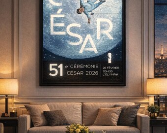 ORIGINAL POSTER | Césars Paris 2026 | 1,20 x 2,5m