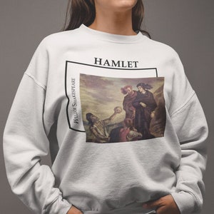 Hamlet sweatshirt | book sweaters | bookish gift | book lover sweatshirts | book lover gifts | classic books | aesthetic shirts | vintage